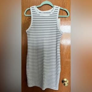 NWT A New Day Casual Dress Black/White Striped Size S